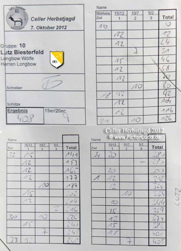 Celler Herbstjagd 2012 | scorecard  | www.pictorlucis.de