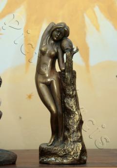 Verkaufe Bronzestatuette: Grossbild