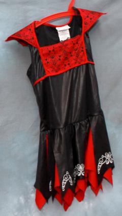 VerkaufeKinder-Gothic-Hexenkleid 